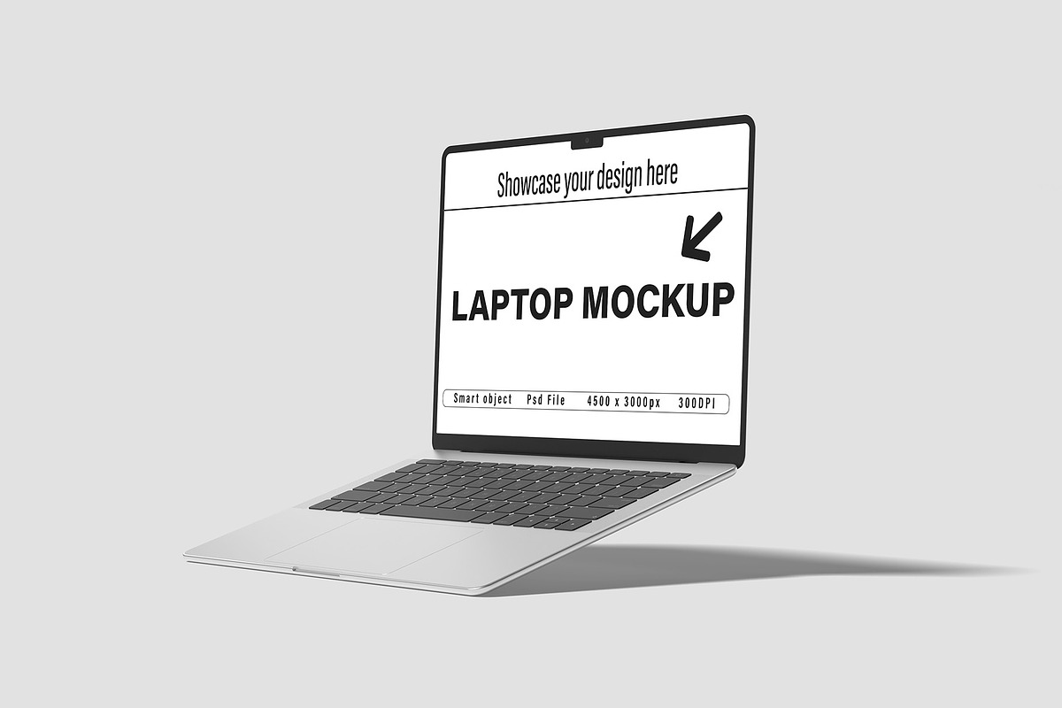 Isometric laptop mockup, a Mac Mockup by Graphicbars (Photo 10 of 20)