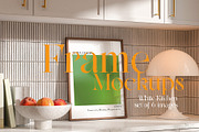 White Kitchen Interior Frame Mockup, a Product Mockup by N digital designs (Thumbnail 1 of 7)