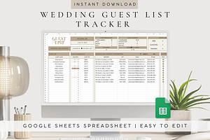 Guest List Tracker Spreadsheet