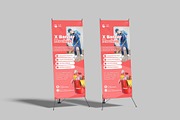 X Stand Banner Mockup, an Advertising Mockup by graphictime (Thumbnail 9 of 12)