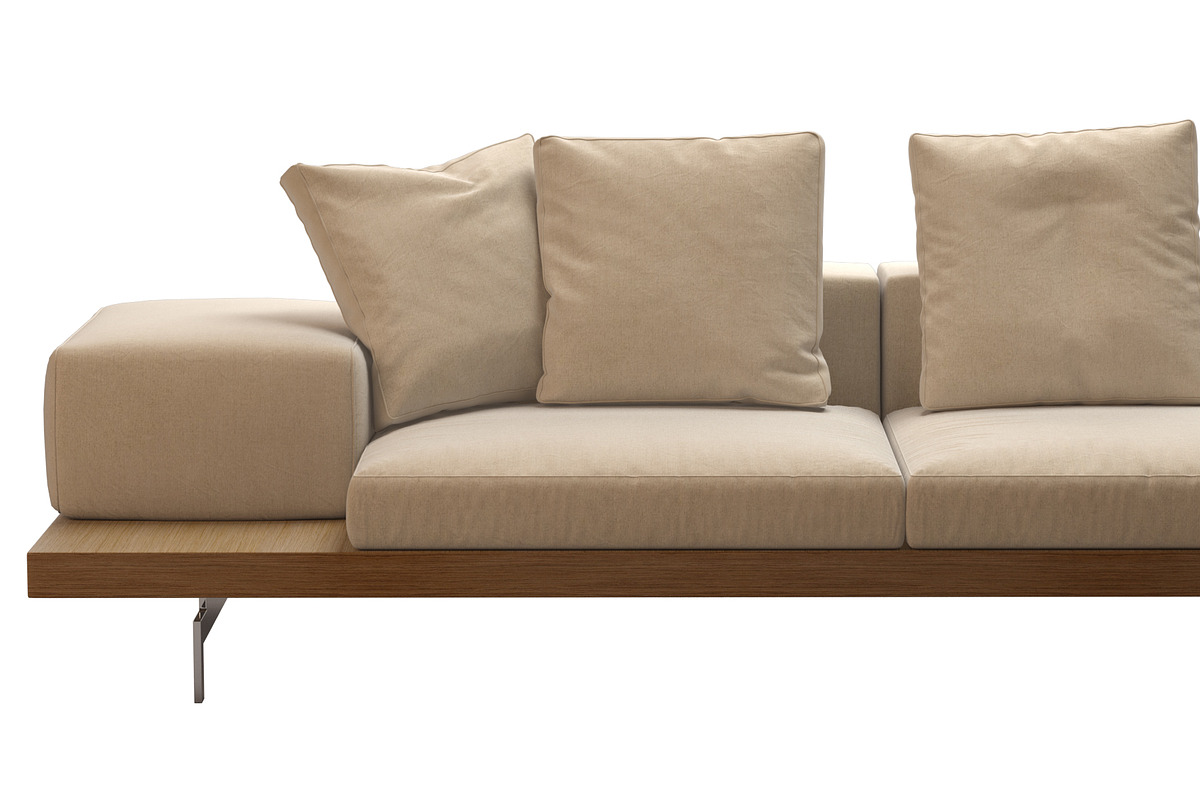 Dock Sofa by B&B Italia, a Furniture 3D Model by NOMODOL (Photo 4 of 10)