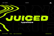 JUICED - Typeface, a Sans Serif Font by City Poster Mockups (Thumbnail 1 of 12)