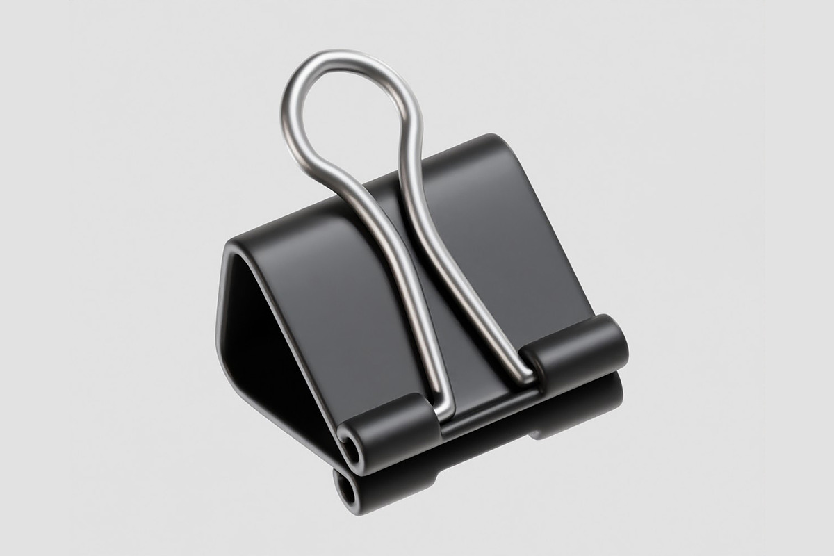 Binder Clip, an Object 3D Model by fahad121 (Photo 6 of 8)