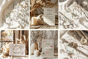 Seasonal Stationery Card Mockups., a Product Mockup by Designwork (Thumbnail 7 of 11)