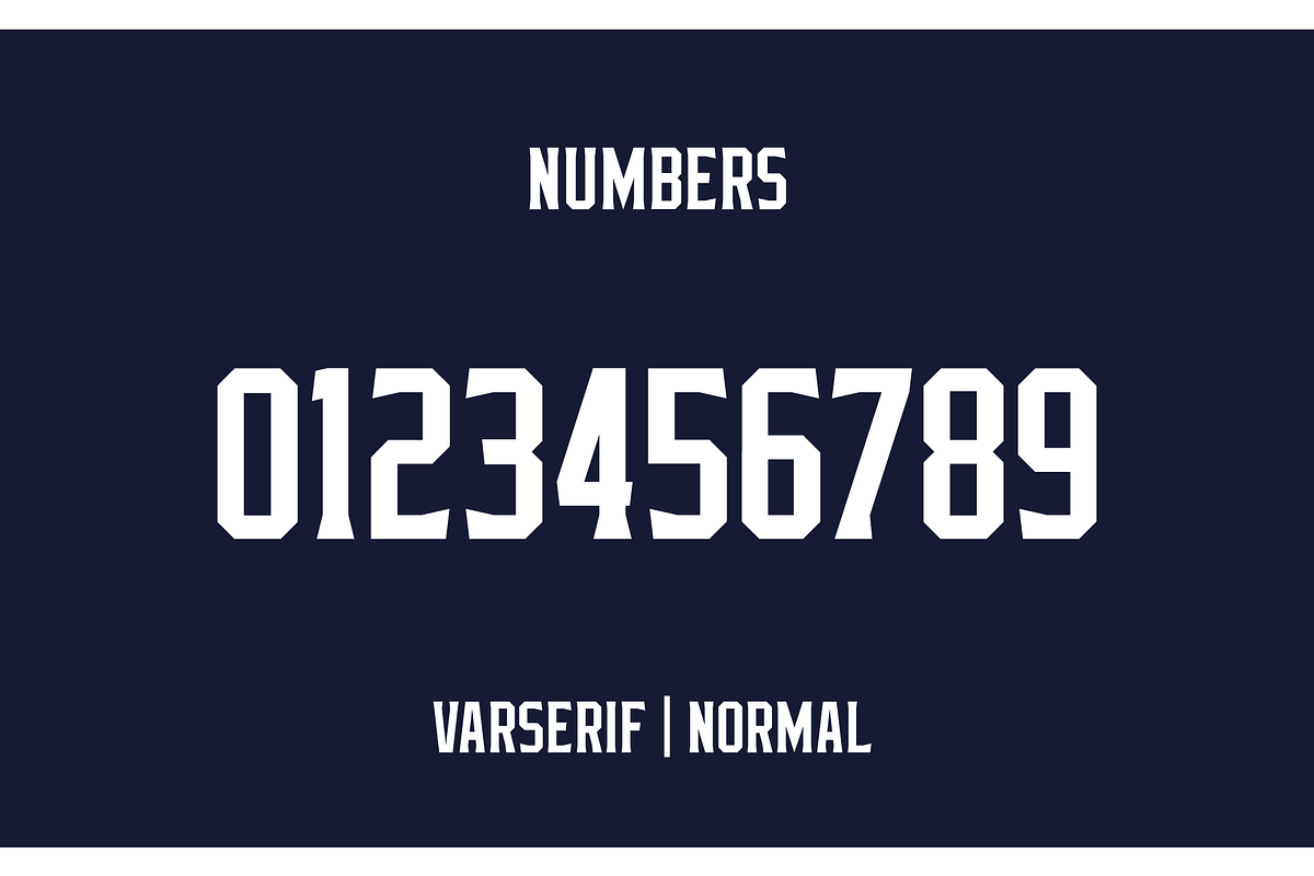 Varserif Font Family preview 4