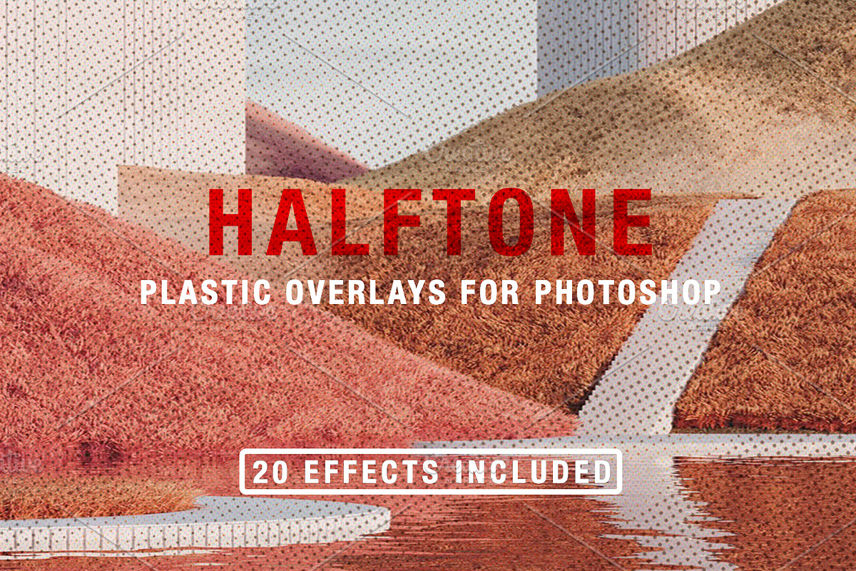Halftone + Plastic Overlays, a Layer Style Add-On by ColorGridPresets (Photo 1 of 4)