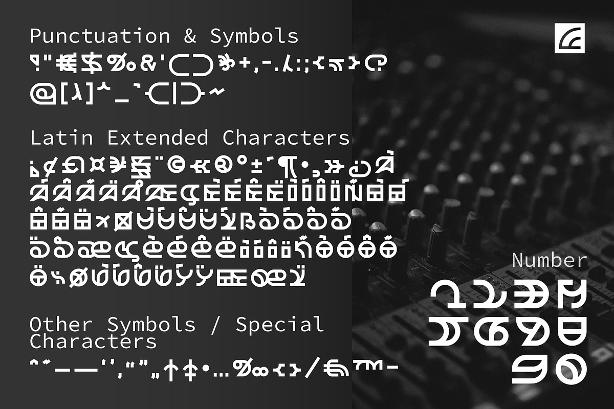 Milkn Oonja Font, a Symbol Font by Erifqizefont (Photo 11 of 15)
