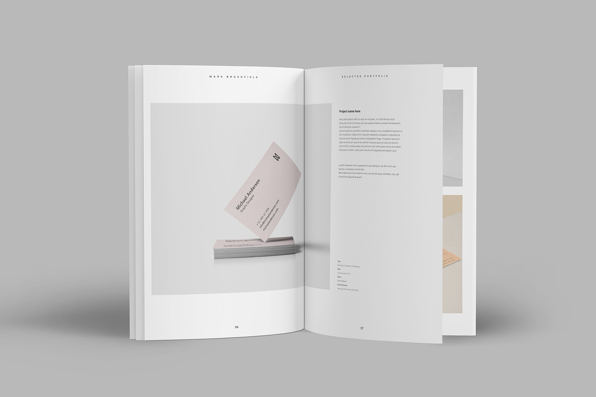 Mark Portfolio, a Brochure Template by Jorge Lima (Photo 7 of 13)