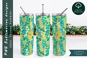 Eucalyptus tumbler sublimation, an Object Graphic by AnastasiaWatercolor (Thumbnail 1 of 6)