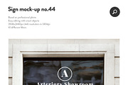 50 sign facade signboard logo mock, a Product Mockup by PrintPixel (Thumbnail 46 of 53)