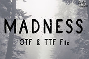Madness | Stain Sans serif font, a Sans Serif Font by LivelyAutumn11.11 (Thumbnail 1 of 4)
