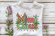 Christmas Mimi Claus Santa Reindeer, an Illustration by CraftArtStudio (Thumbnail 2 of 4)