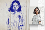 Realistic Pen Sketch Creator, an Action Add-On by Amorjesu.com (Thumbnail 15 of 37)