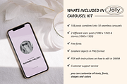 Instagram Carousel Templates | CANVA, a Social Media Template by Bonumo (Thumbnail 4 of 14)