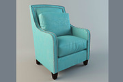 Federico Leather Chair, a Furniture 3D Model by 3Dpapa (Thumbnail 1 of 4)