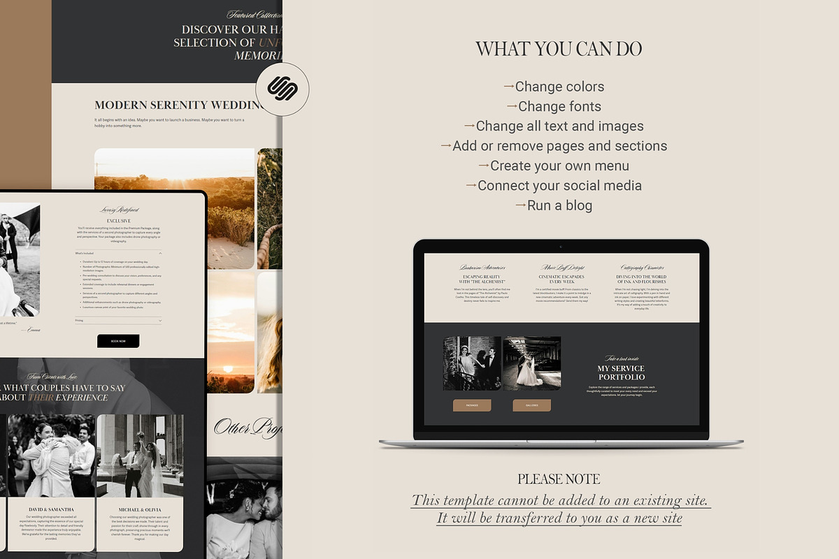 Photography Website Template, a Squarespace Template by 3.14&Co (Photo 6 of 10)