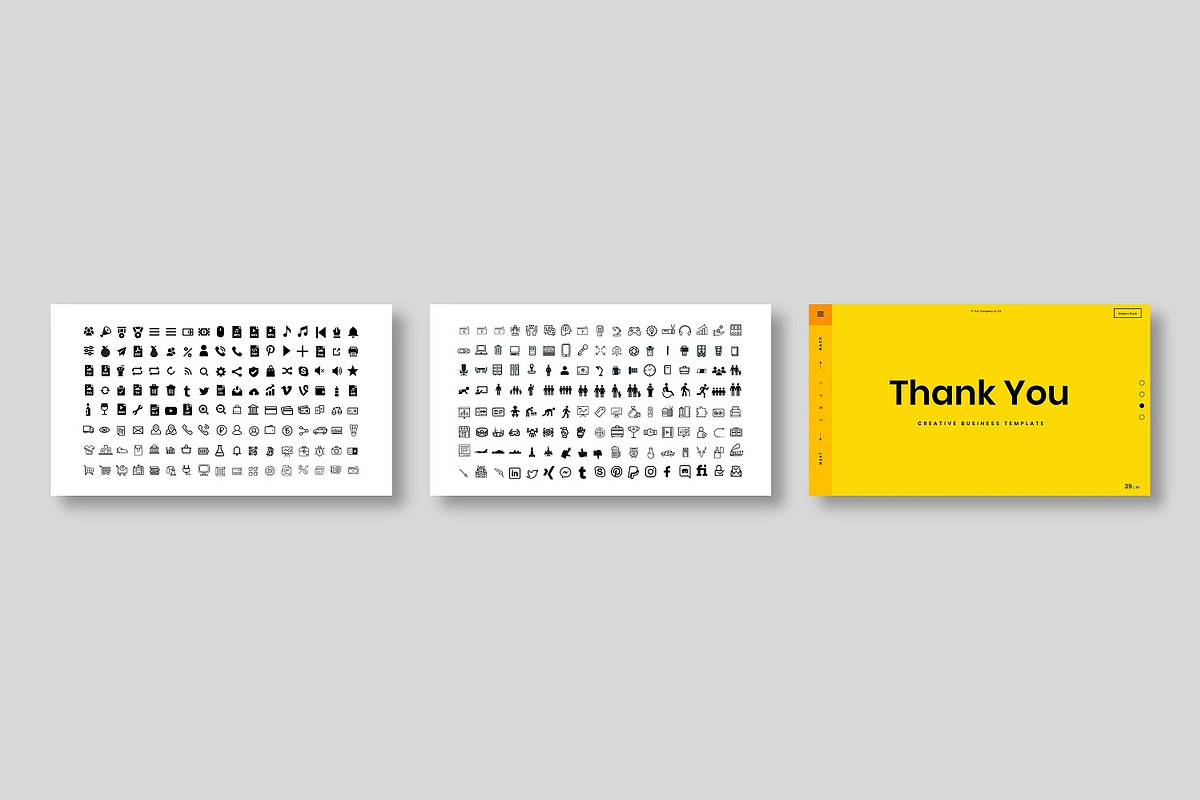 Lambert – Business PowerPoint, a Presentation Template by Dens Creative Studio (Photo 6 of 6)