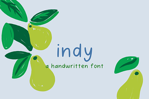 Indy | A Handwritten Font