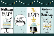 Party cards and flyers big set, a Decorative Illustration by Happiestsim (Thumbnail 3 of 13)