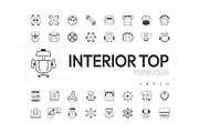 Animated Interior Icons, an Outline Icon by Prosymbols (Thumbnail 1 of 5)