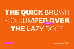 Bigek - Chunky Pop Groovy Font