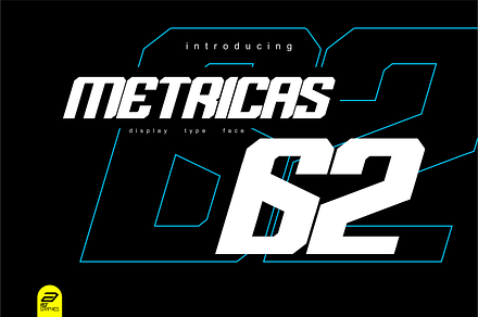 Metricas V2, a Font by asfgraphics