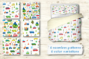 Cute Cars Collection, Cartoon Style, a Transportation Illustration by Lemon Workshop (Thumbnail 4 of 9)
