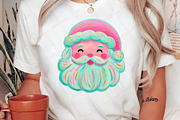 Cute Retro Christmas Santa Face Desi, an Illustration by DreamPrint404 (Thumbnail 5 of 7)