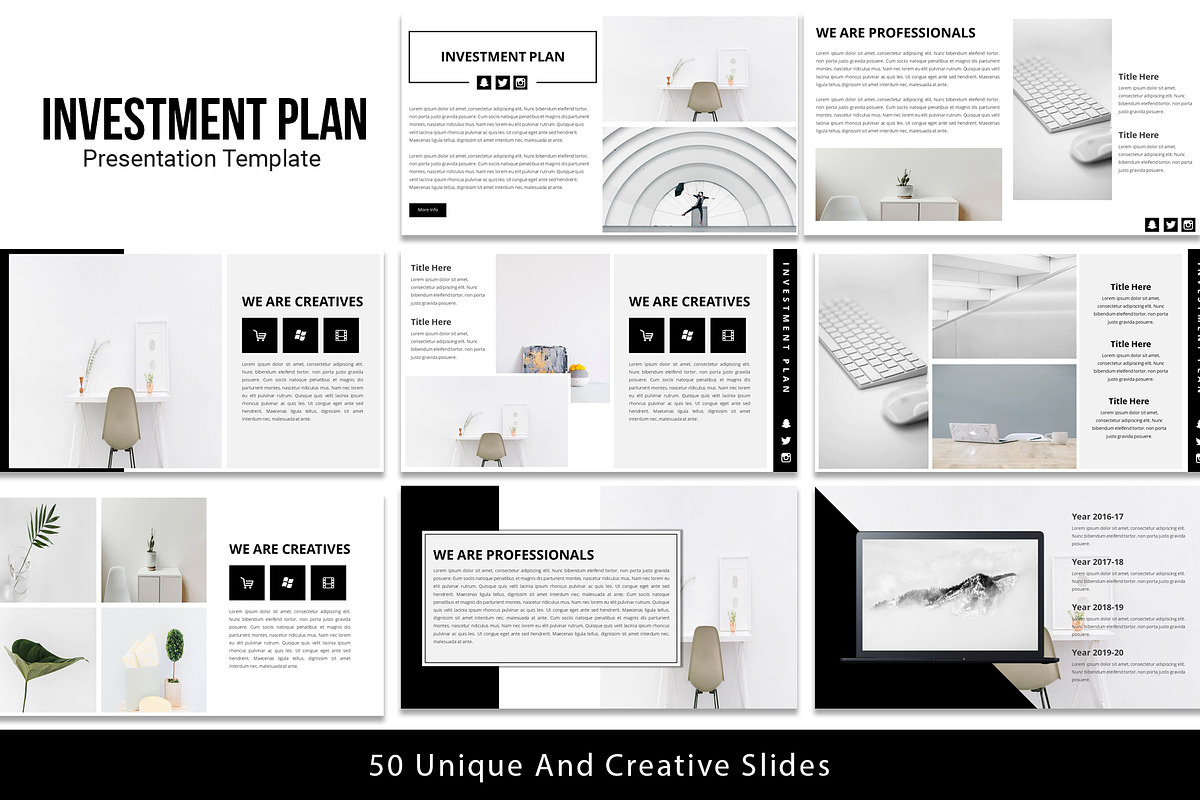 Investment Plan Powerpoint Template, a Presentation Template by ...