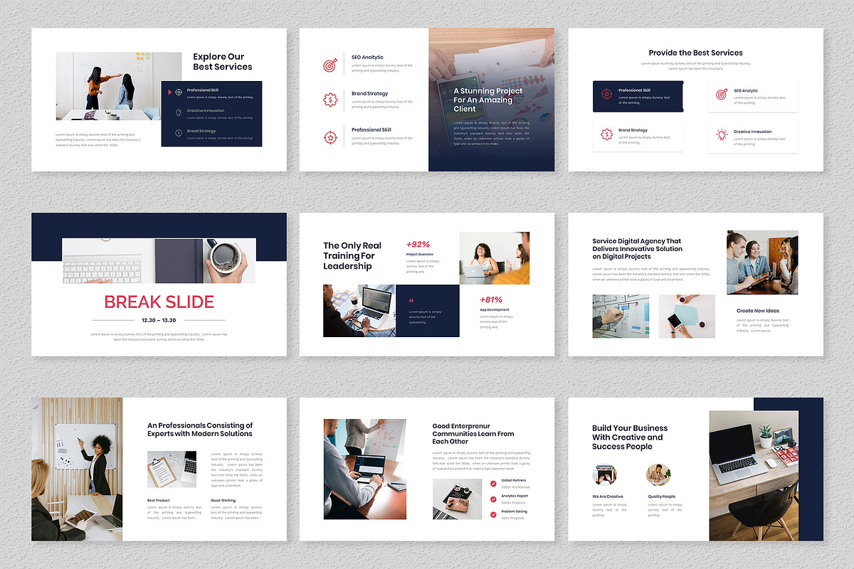 Infinity Business Proposal PPTX, a Presentation Template by Premast (Photo 3 of 4)