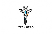 Tech Head Giraffe, a Branding & Logo Template by Logocreative (Thumbnail 1 of 2)