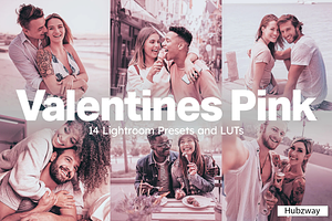 14 Valentines Pink Lightroom Presets, a Preset Add-On by skybluecreative