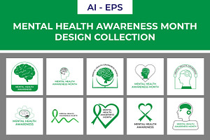 Mental Health Awareness Month, a Healthcare Illustration by Lakhan1998