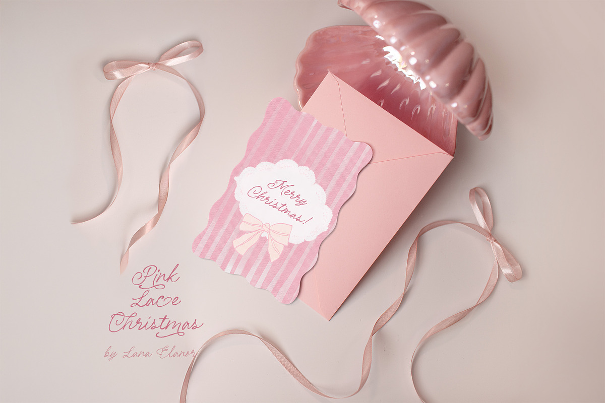 Pink Lace Christmas, an Object Graphic by Lana Elanor (Photo 9 of 12)