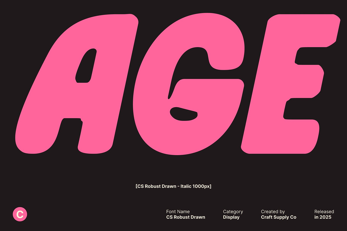 CS Robust Drawn, a Sans Serif Font by Craft Supply Co. (Photo 4 of 8)
