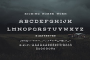 Kicking Horse - 4 Font Family, a Slab Serif Font by Greg Nicholls (Thumbnail 9 of 10)