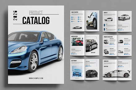 Product Car Catalog, a Brochure Template by ContestDesign