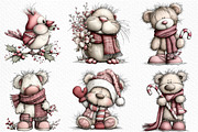 Whimsical Woodland Christmas Animals, an Illustration by Craft Nest (Thumbnail 6 of 6)