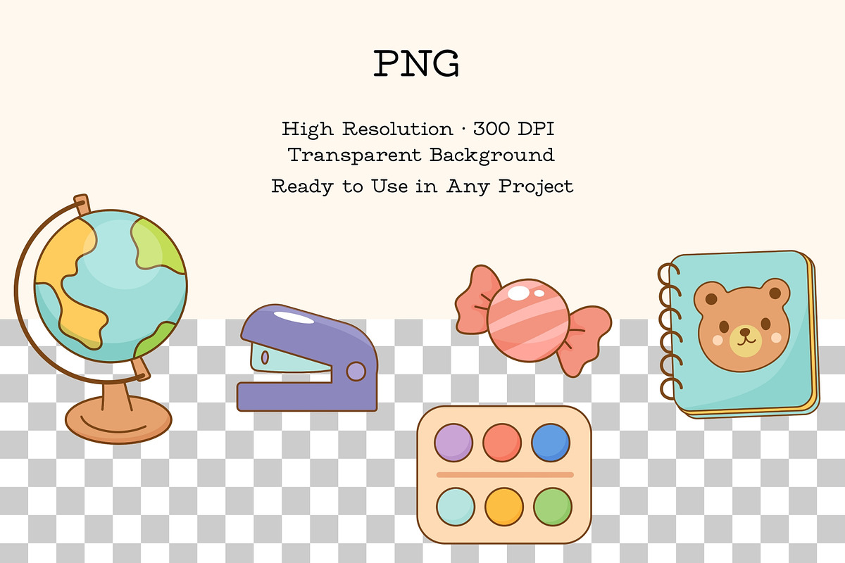 Back to School Clipart Set, an Education Illustration by Bielousova Art (Photo 3 of 7)