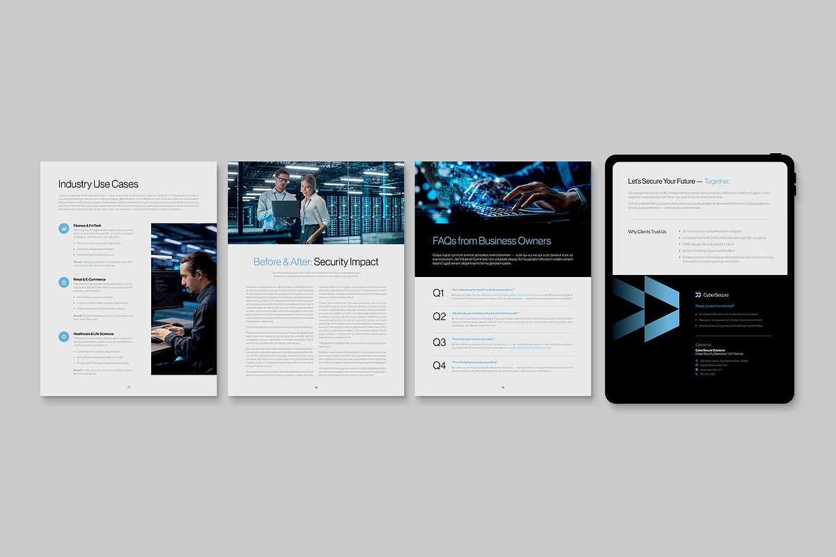 Ebook & Digital Magazine Template preview 4