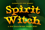 Spirit Witch - A Fun Halloween Font, a Handwritten Font by Pandeka Studio (Thumbnail 1 of 9)