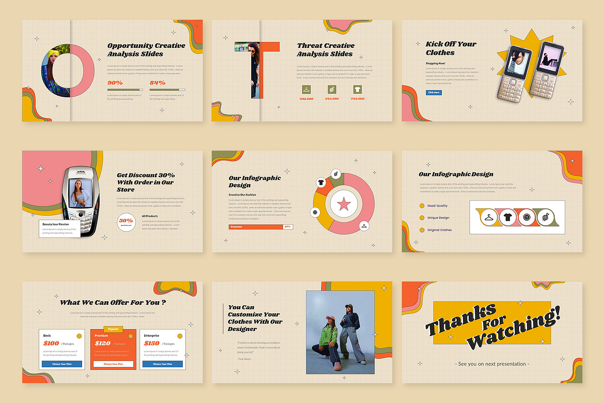 Bodega–Retro Y2K PowerPoint Template, a Presentation Template by Premast (Photo 2 of 5)