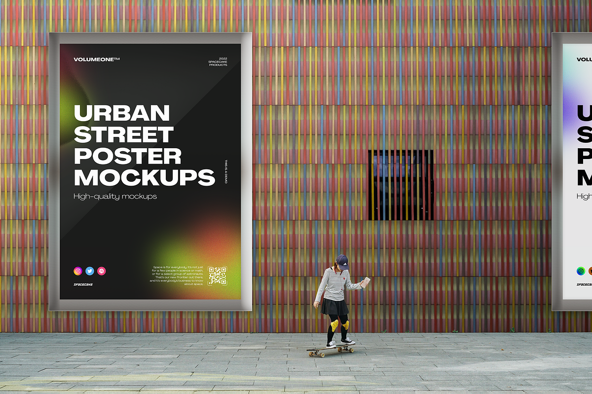 Urban Street Poster Mockups, a Mockup by SPACECAKE (Photo 6 of 8)