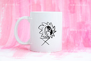 Art mug mockup pink paint background, a Cups & Container Mockup by Leo Flo Mockups (Thumbnail 5 of 8)
