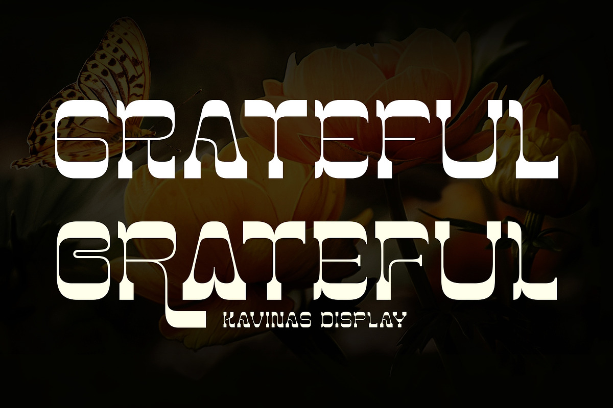KAVINAS - Retro Display Font, a Font by Ekahermawan (Photo 2 of 13)