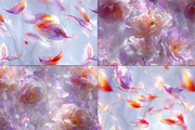 Ethereal Bloom Seamless Patterns, a Pattern Graphic by Olya Creative (Thumbnail 2 of 10)