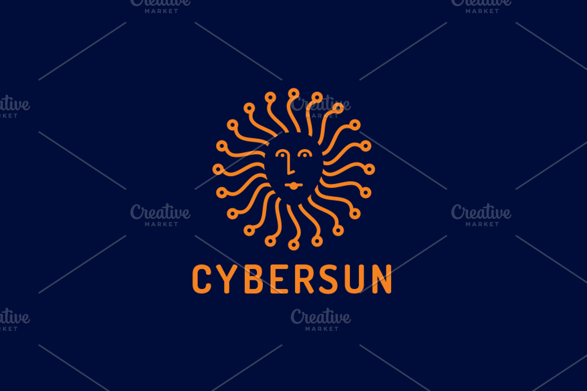 CyberSun_logo, a Branding & Logo Template by NicklancerShop (Photo 2 of 3)