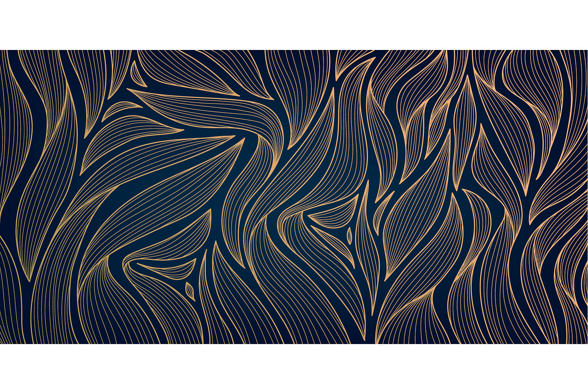 Art Deco Leaves Patterns, a Pattern Graphic by Marylia (Photo 8 of 13)