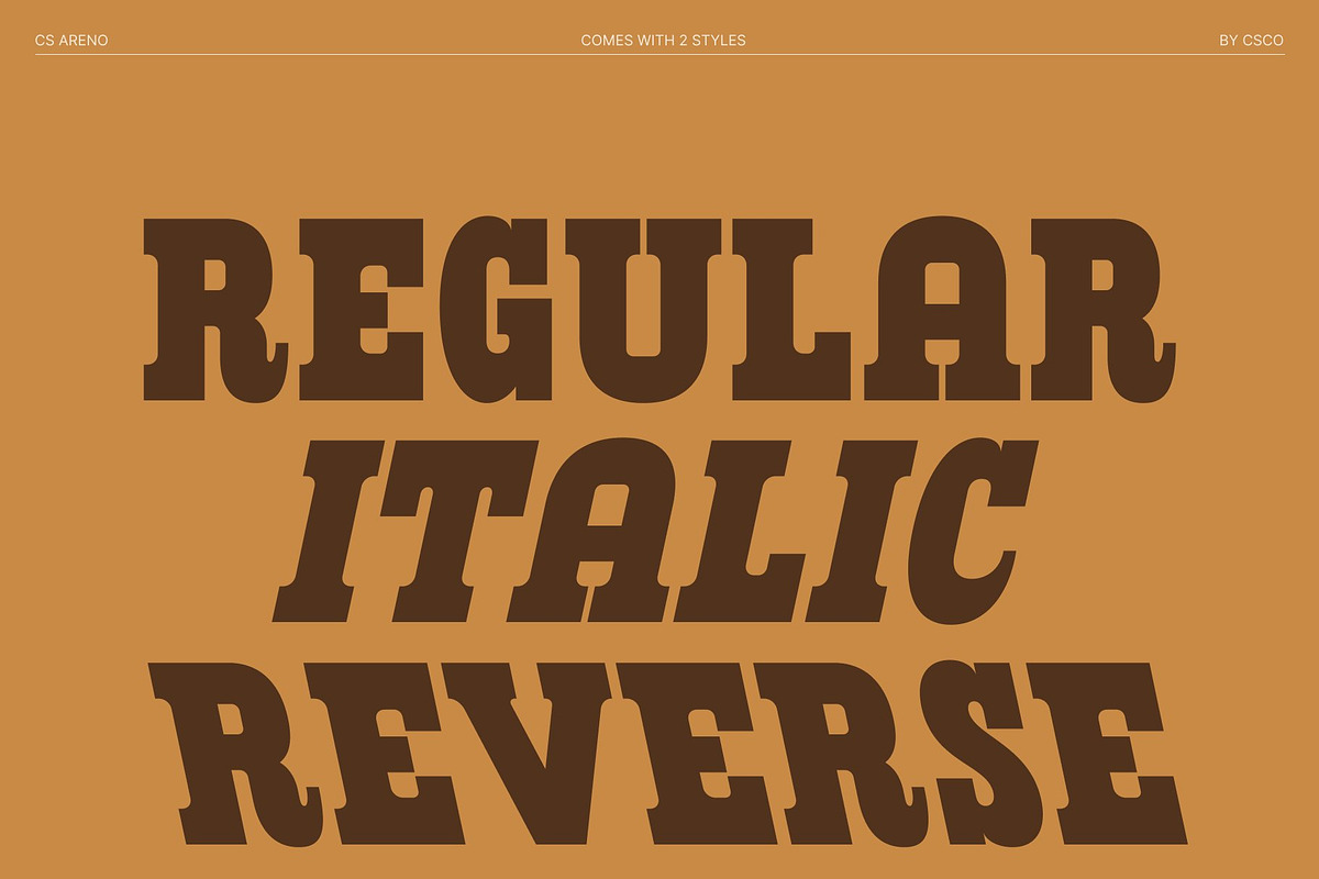 CS Areno – Slab Serif Font, a Slab Serif Font by Craft Supply Co. (Photo 2 of 8)