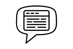 Web Line Icon, an Icon by Pexelpy